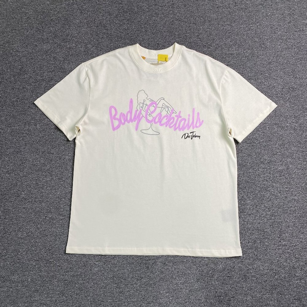 Gallery White Short Sleeve Letter Overlap T-Shirt